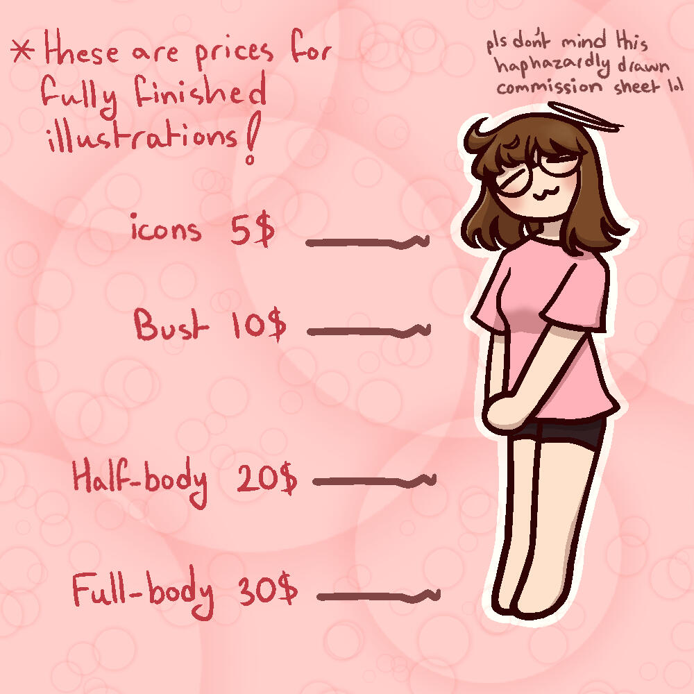 commission sheet